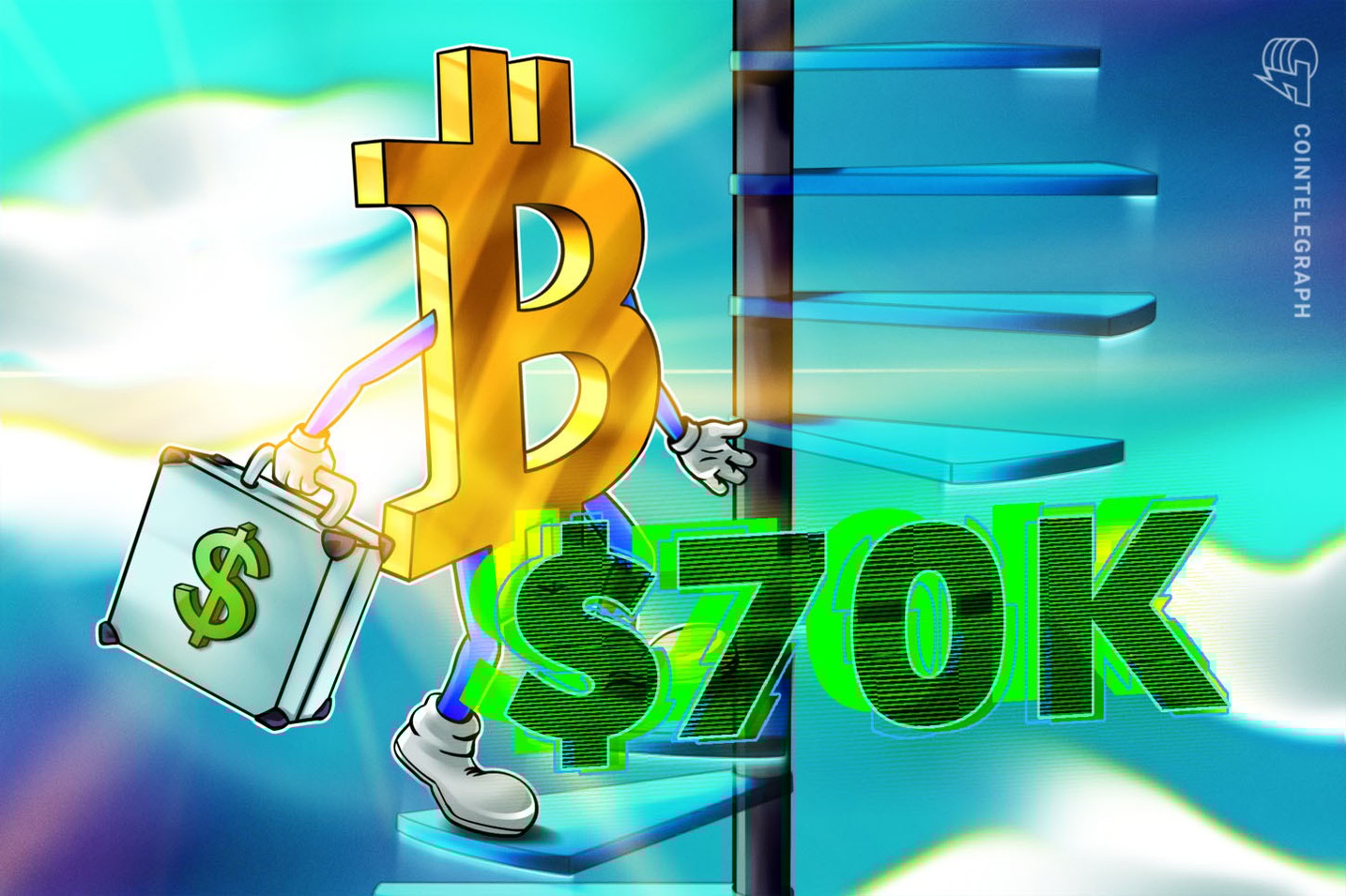 Crypto : Le bitcoin atteint 70 000 dollars grâce à l'afflux massif d'ETF