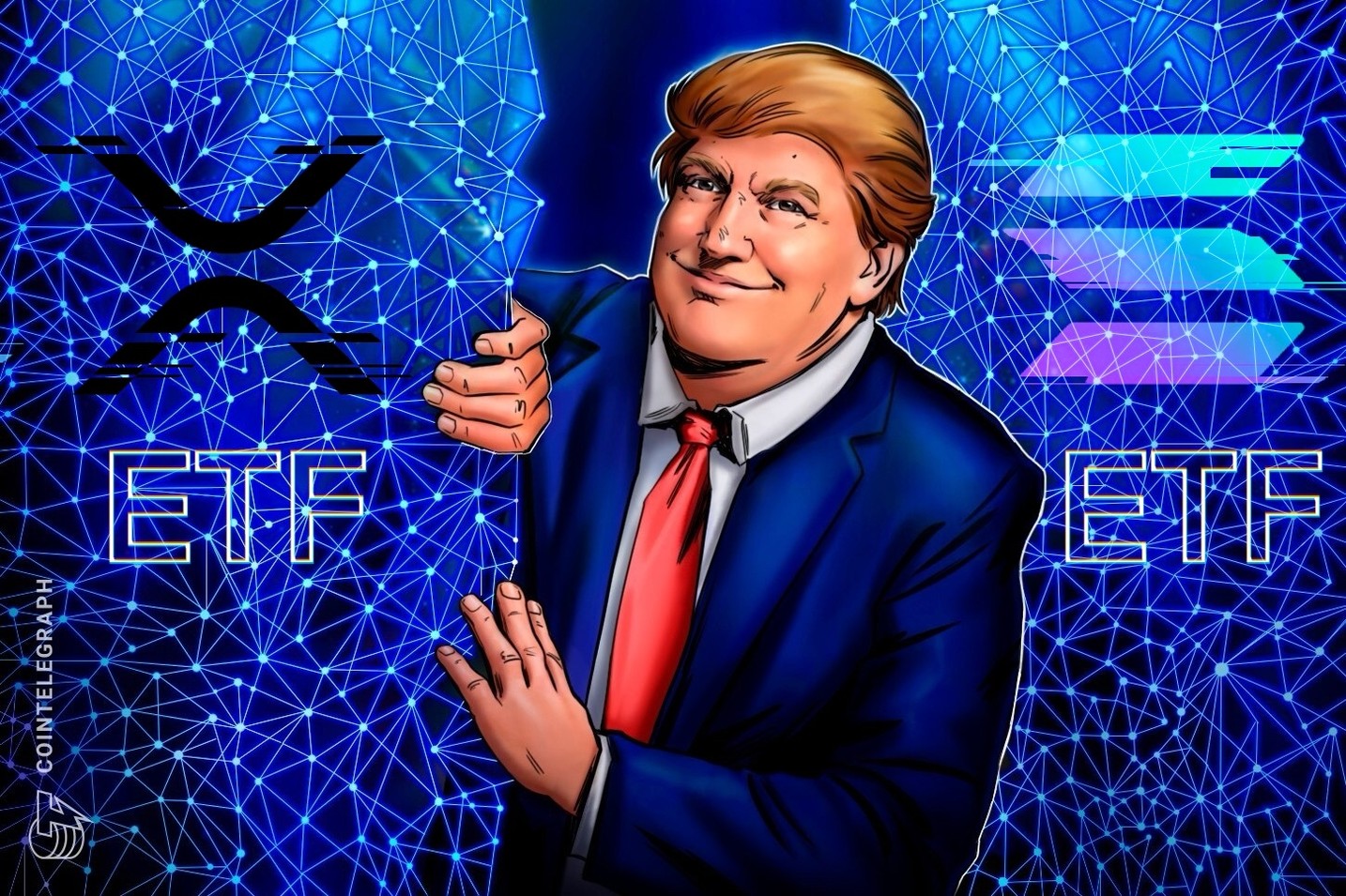 Registros de SOL, XRP ETF são 'opções de compra' na vitória de Trump, afirma analista da Bloomberg