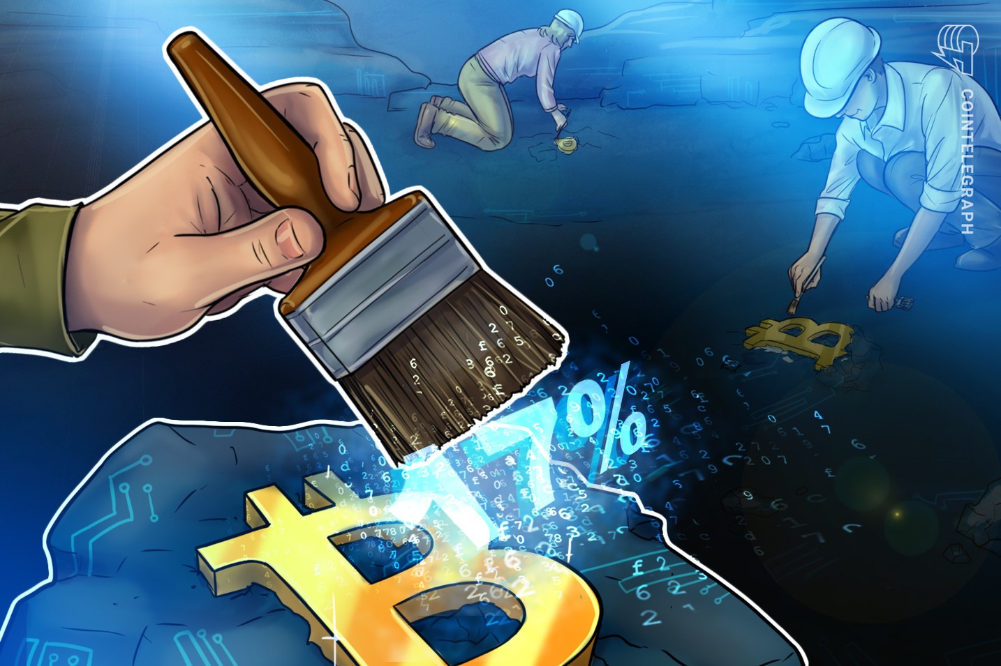 仮想通貨マイニング株、ビットコイン7万ドル突破で急騰　ビットディアは24％上昇