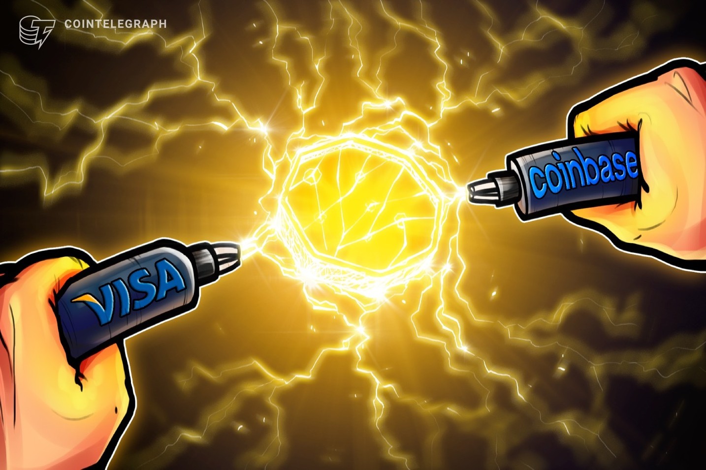 Visa e Coinbase fazem parceria para compras instantâneas de criptomoedas com cartões de débito