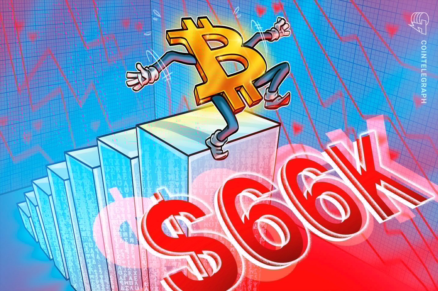 Analista de Bitcoin vê US$ 66 mil como 'fundo local' enquanto preço do BTC liquida US$ 200 milhões