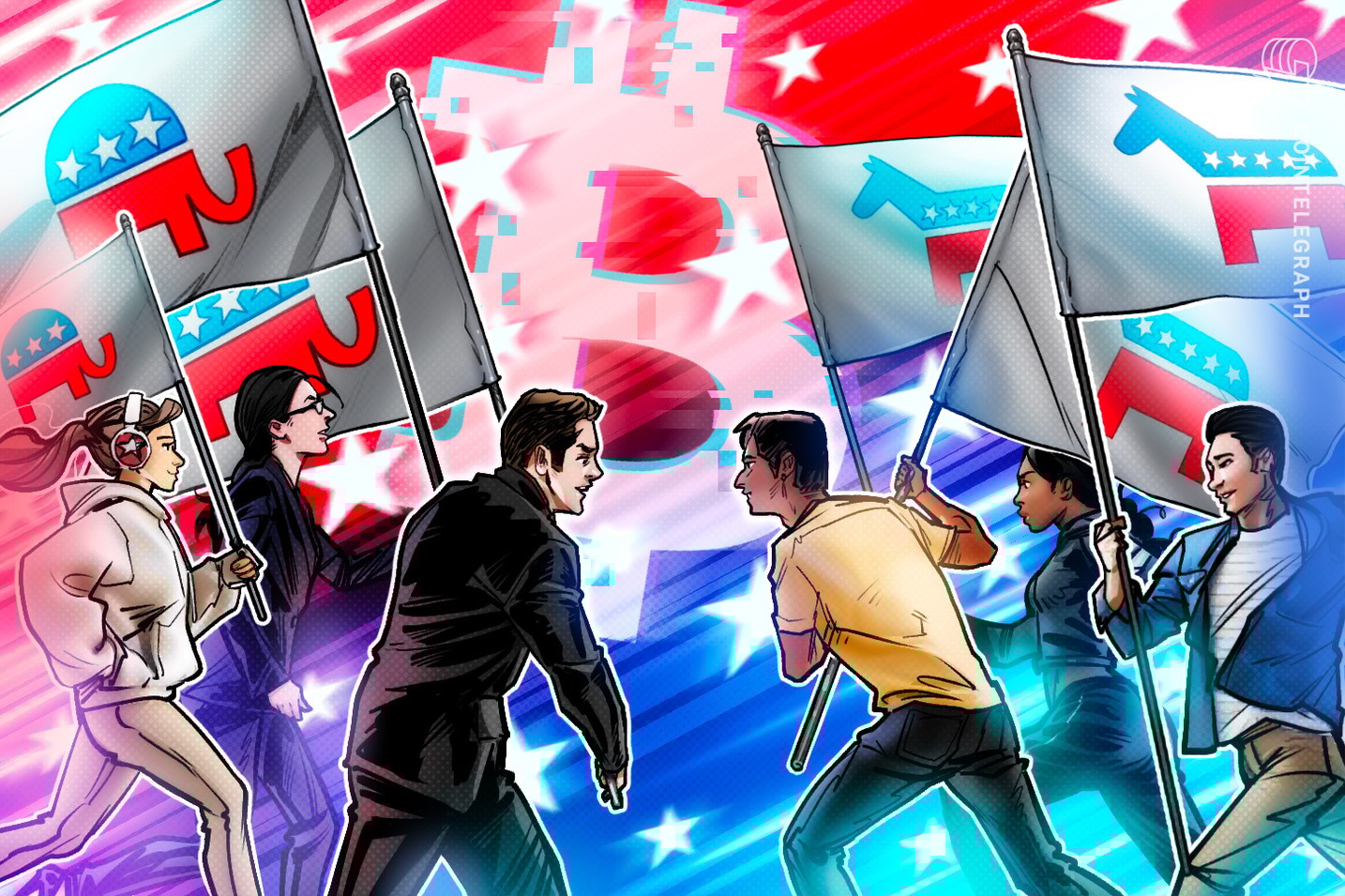 Bitcoin price jumps 3.7% in an hour as US election fever begins