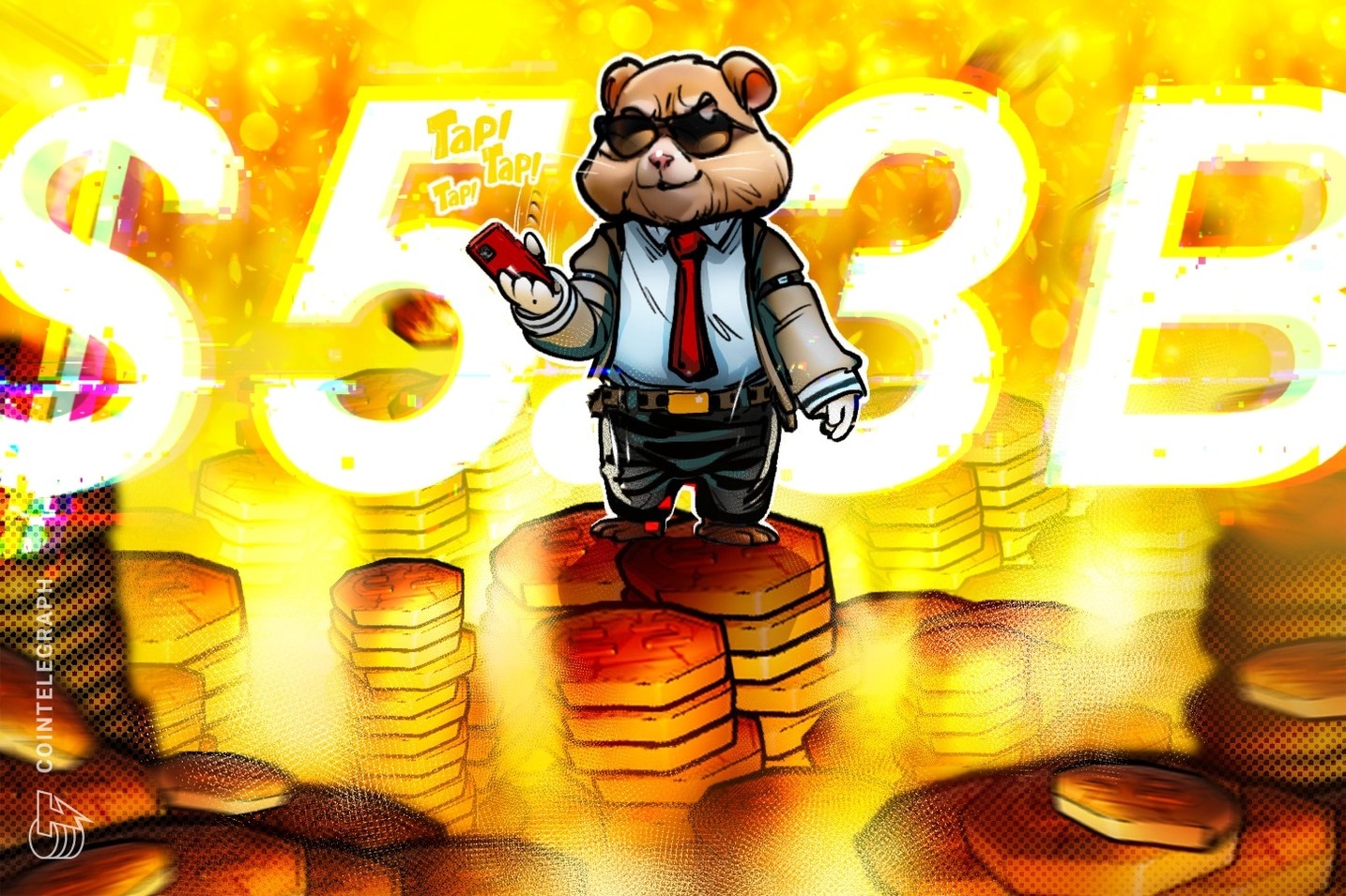 Hamster Kombat mencatatkan jumlah dagangan harian sebanyak $5.3B, dengan 11 juta pemegang token