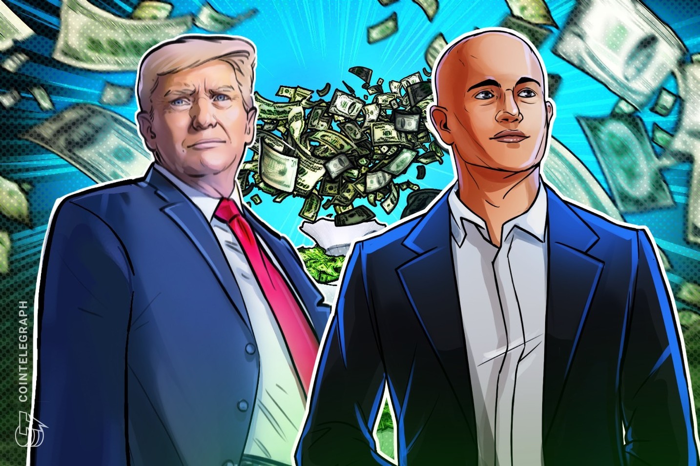 Trump rencontre le PDG de Coinbase : Une alliance inattendue en préparation ?