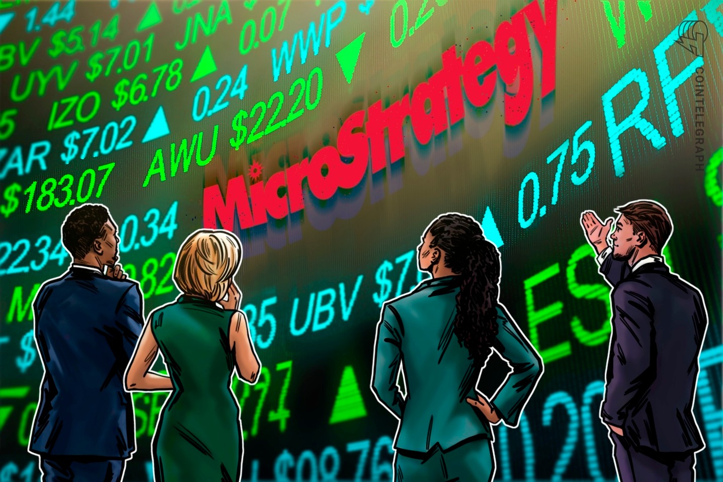 ビットコイン保有企業マイクロストラテジー　ナスダック100指数に正式に追加