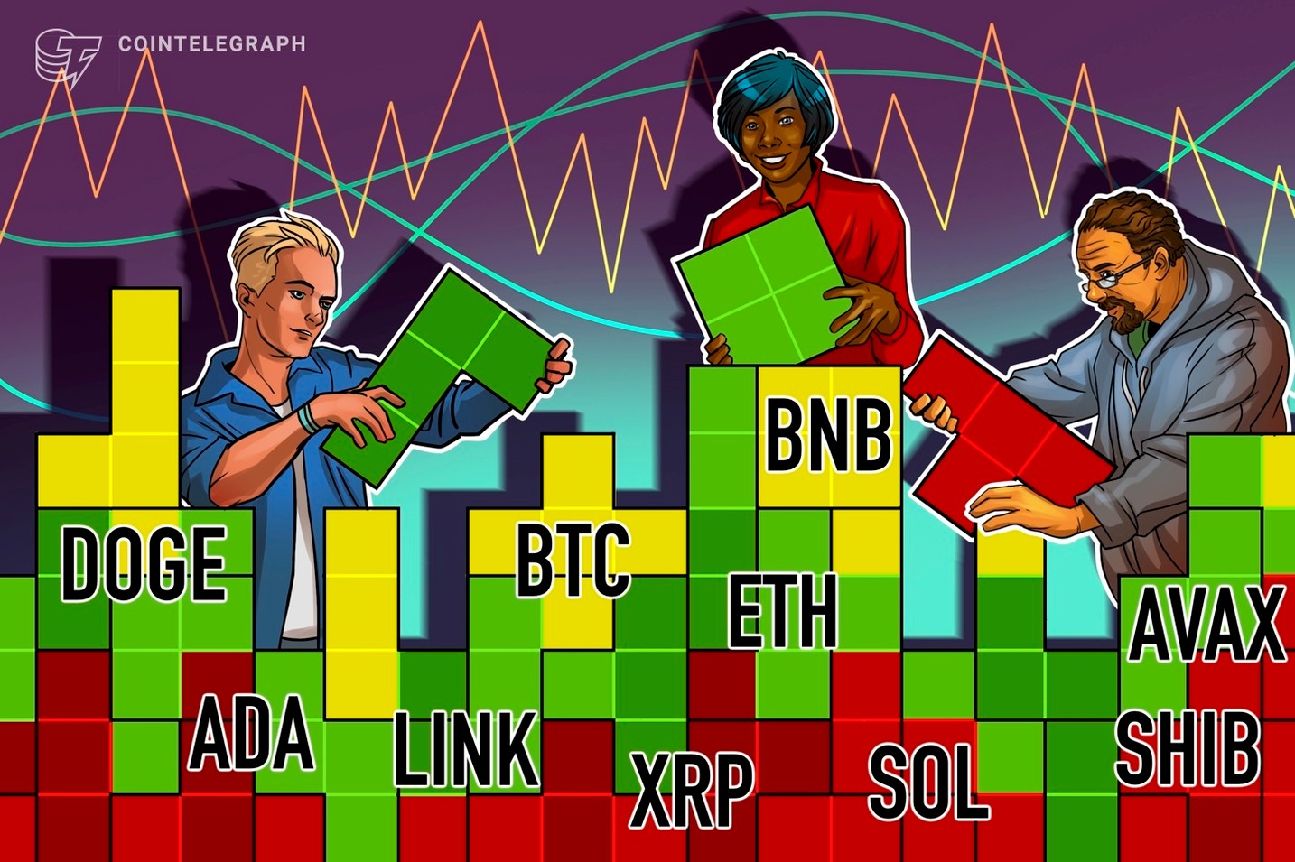 利益確定で下落か　仮想通貨チャート分析：ビットコイン・イーサ・XRP（リップル）・ソラナ