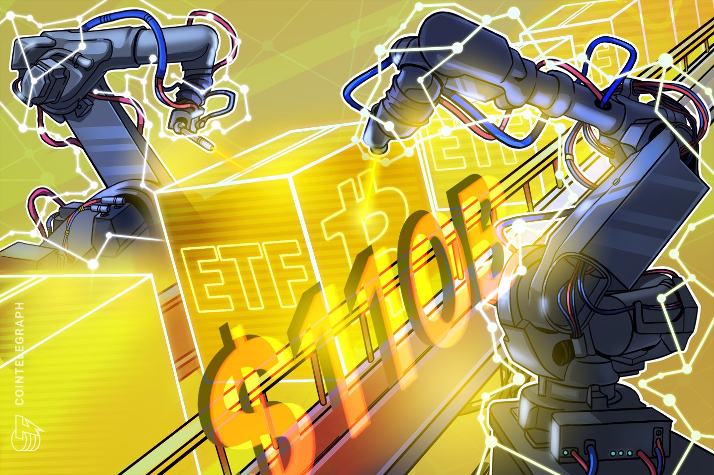 ETFs de Bitcoin se aproximam de US$ 110 bilhões enquanto analista projeta BTC a US$ 200 mil em 2025