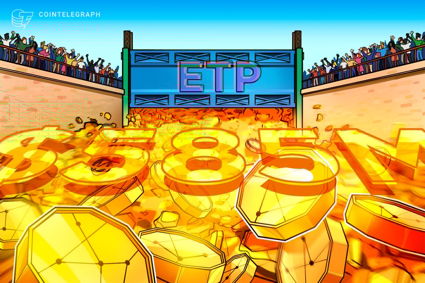 ETPs de criptomoedas iniciam 2025 com fluxos de US$ 585 milhões, segundo a CoinShares