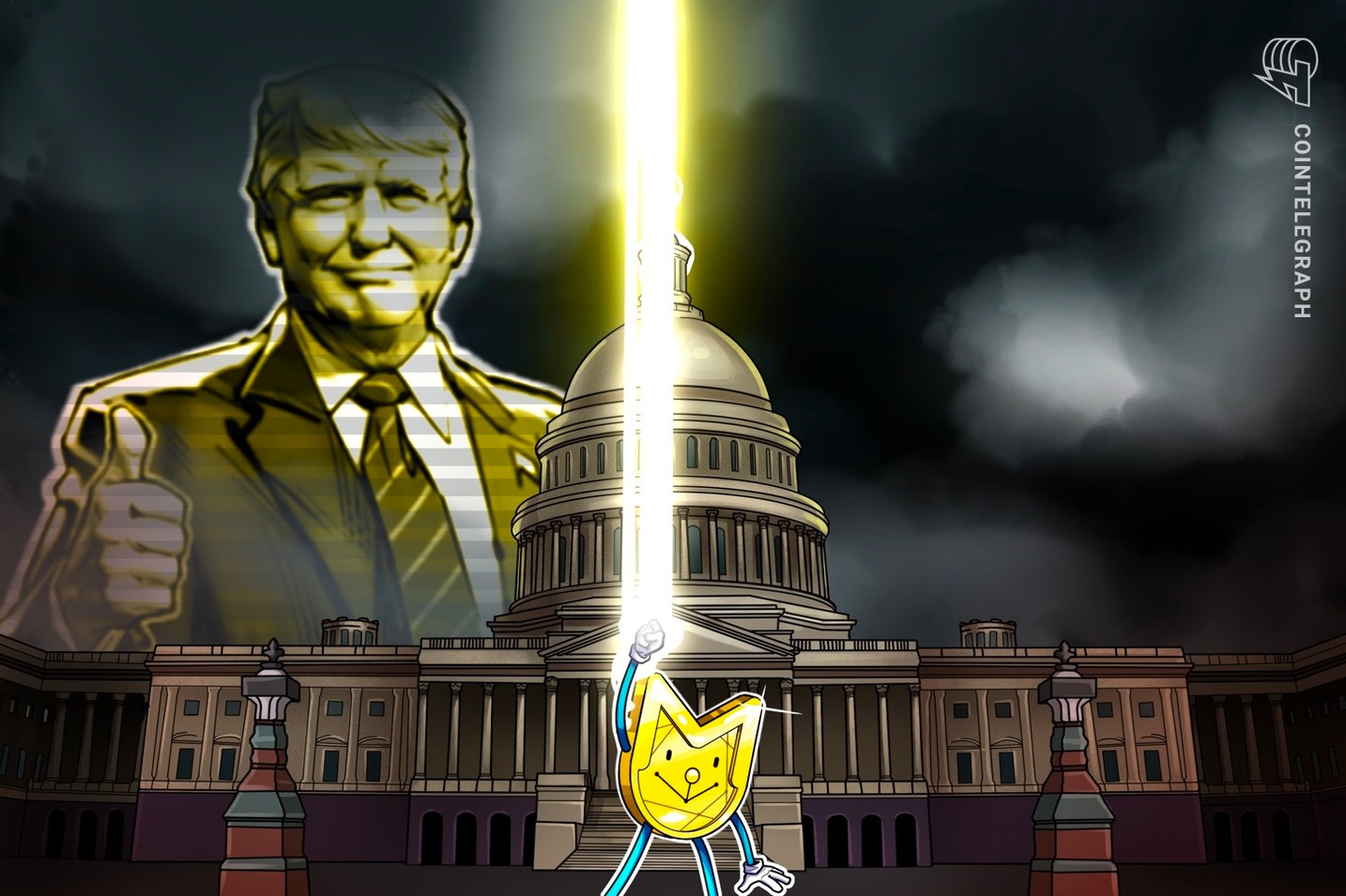 Antes de cair mais de 30% memecoin de Trump superou o Bitcoin e Ethereum e foi a mais negociada no Brasil