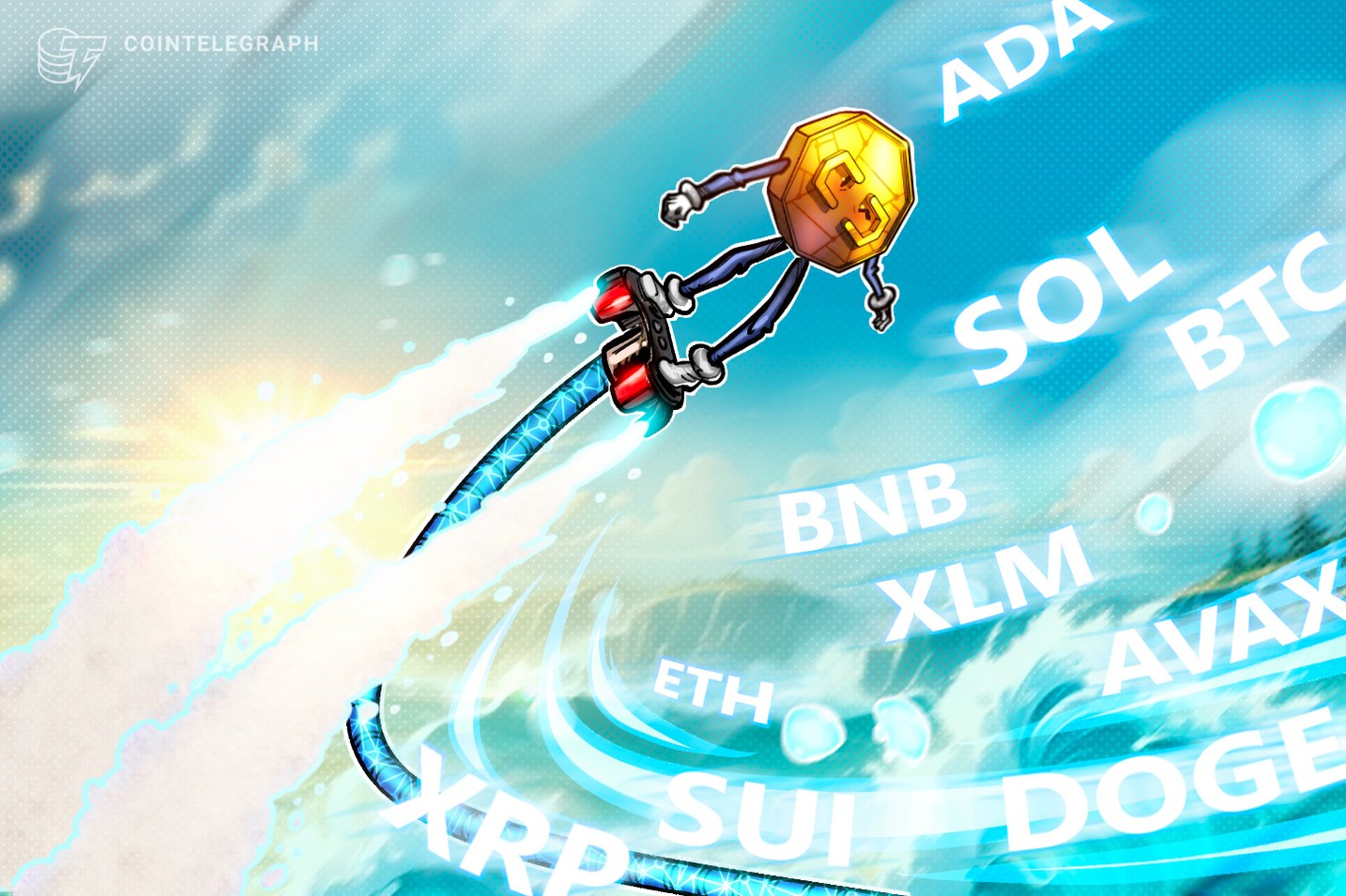 上抜けできるか　仮想通貨チャート分析：ビットコイン・イーサ・XRP（リップル）・ソラナ