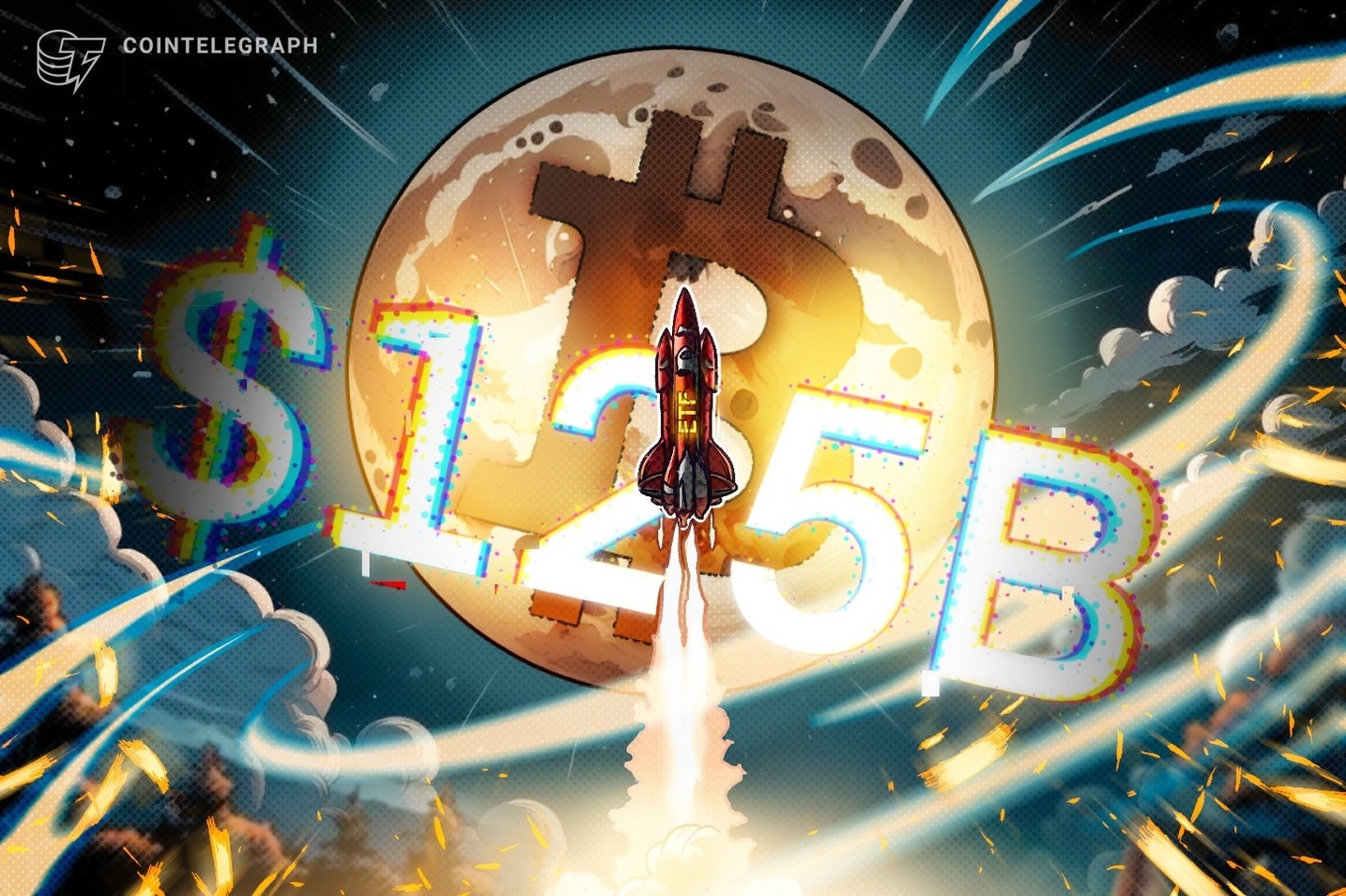 Bitcoin ETFs surpass $125B, BlackRock's IBIT ranks 31st worldwide