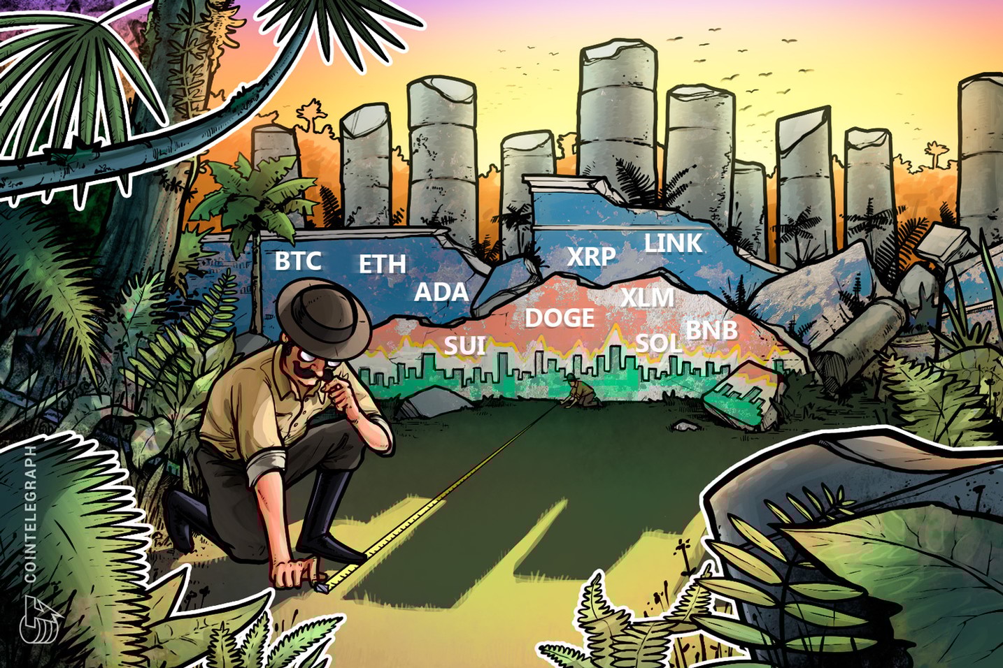下落時の防衛ラインはどこか？　仮想通貨チャート分析：ビットコイン・イーサ・XRP・ソラナ 