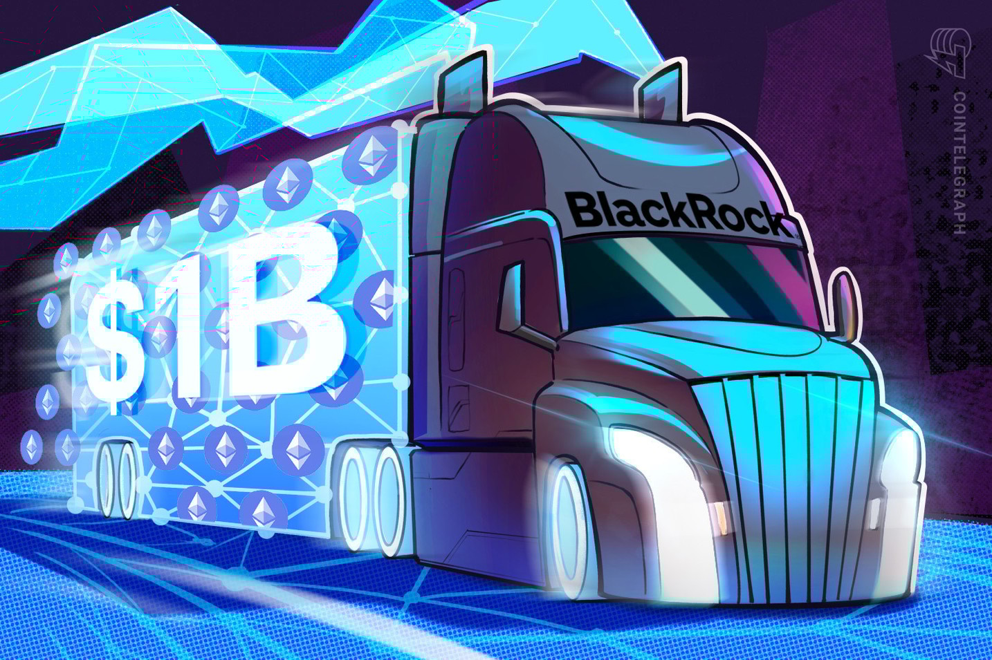 Ethereum mira ganhos de 65% a partir do 'fundo do ciclo' enquanto reserva de ETH da BlackRock ultrapassa US$ 1 bilhão