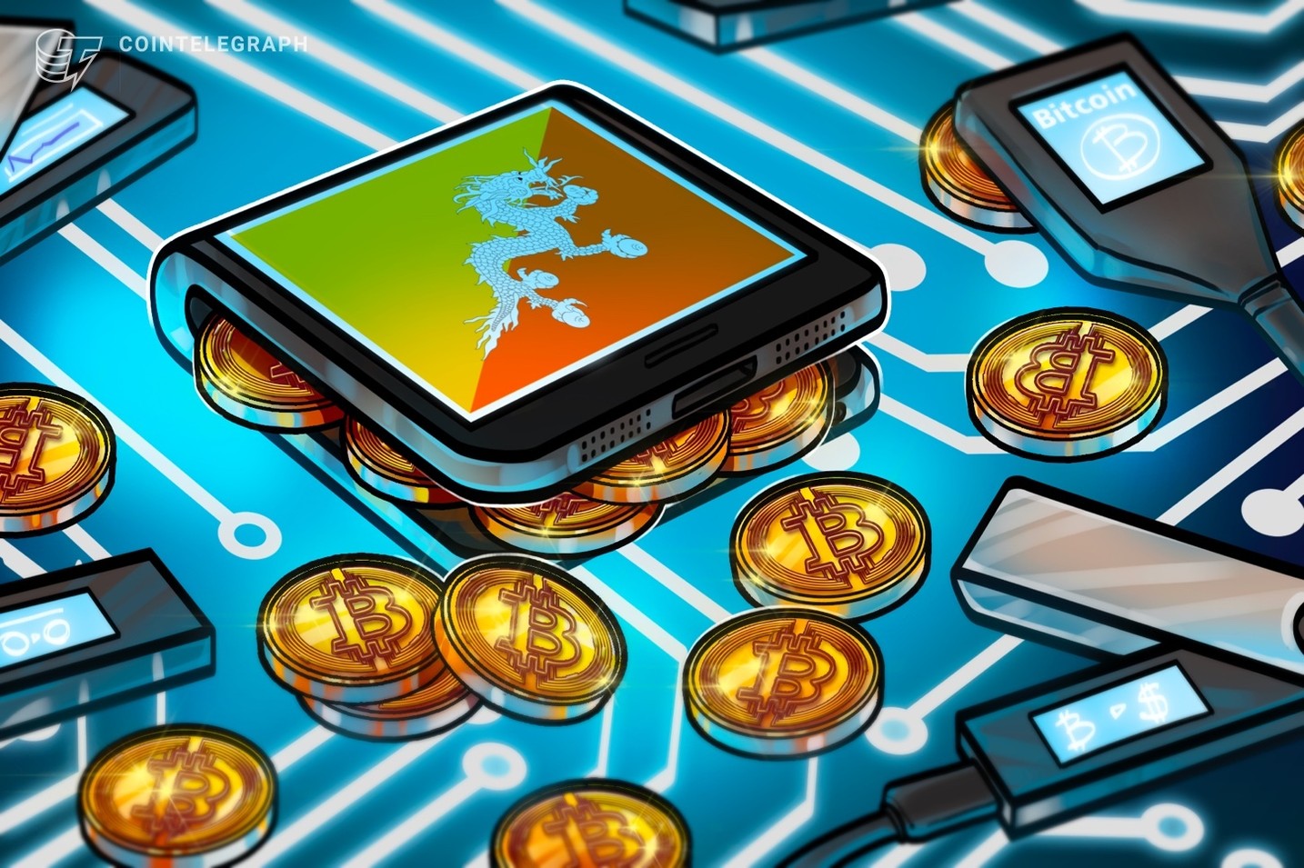 Governo do Butão transfere US$ 63 milhões em BTC para três carteiras