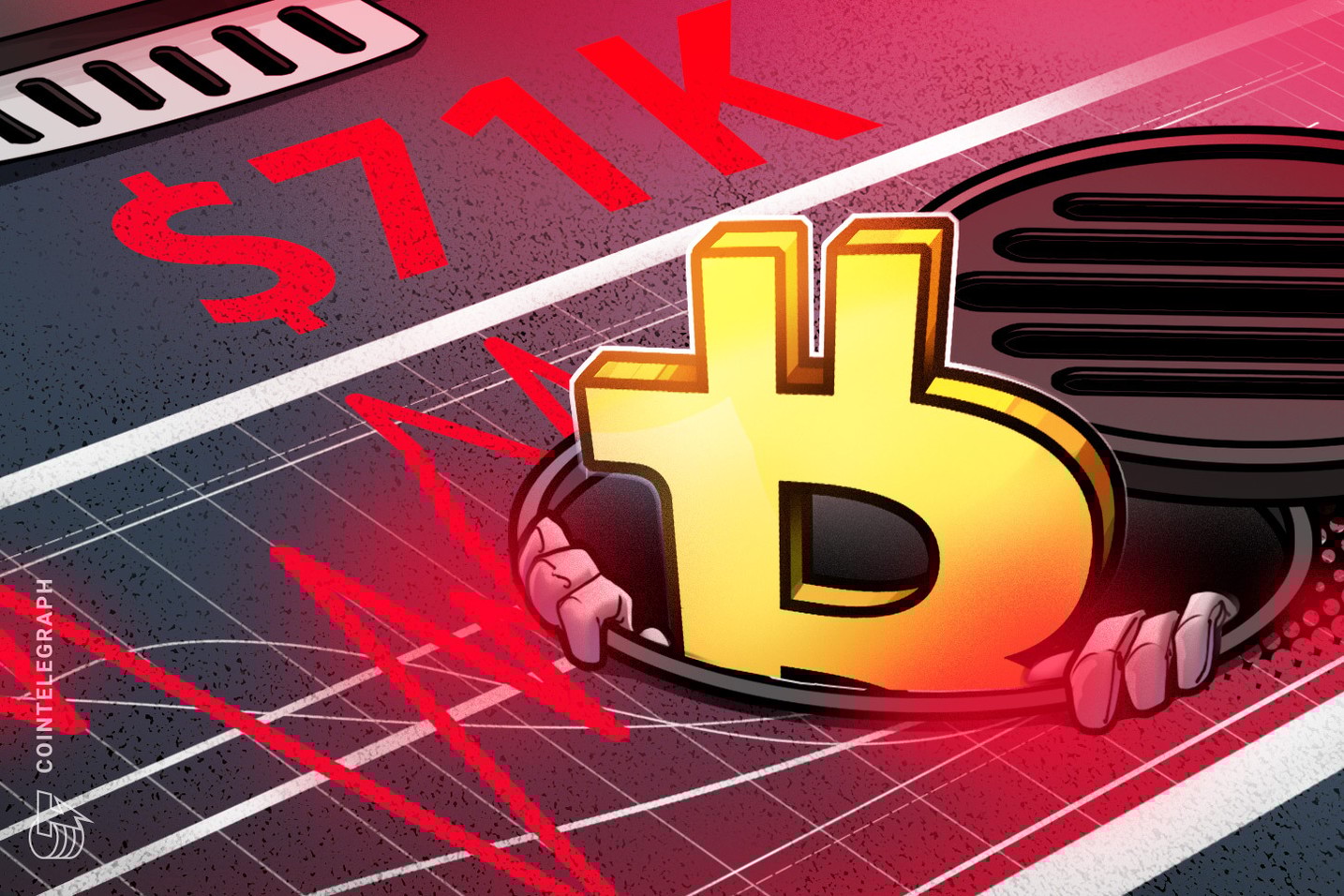 比特币(BTC)目标定为71,000美元，因关税导致美国商业前景罕见下滑