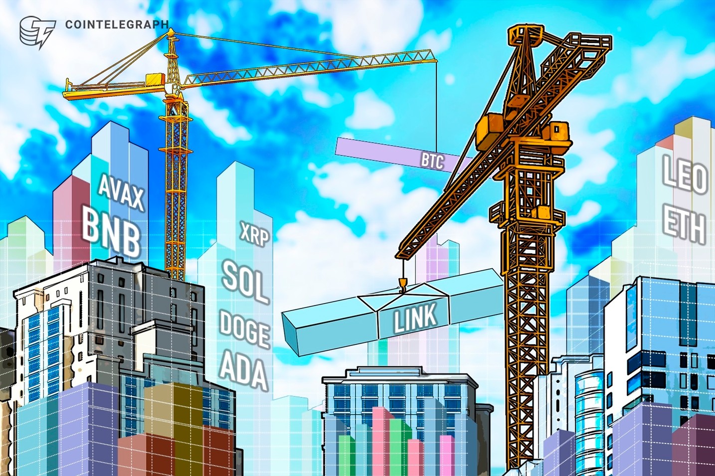 Price predictions 4/18: BTC, ETH, XRP, BNB, SOL, DOGE, ADA, LEO, LINK, AVAX