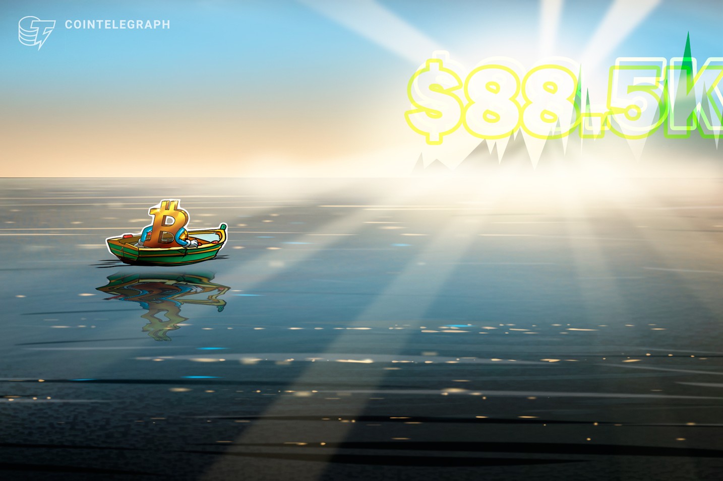 比特币（BTC）价格突破88,500美元，强化其与股市的脱钩趋势