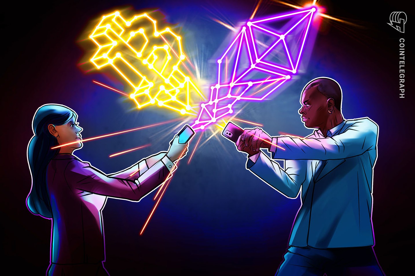 以太币（ETH）逼近比特币（BTC）此前触发450%涨幅的关键价格位