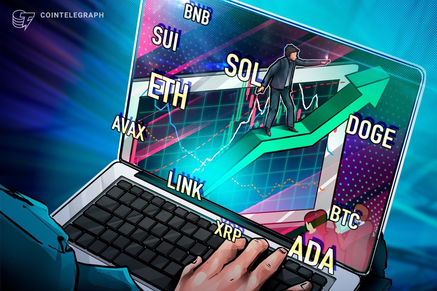 最高値更新の勢い続くか　仮想通貨チャート分析：ビットコイン・イーサ・XRP（リップル）・ソラナ