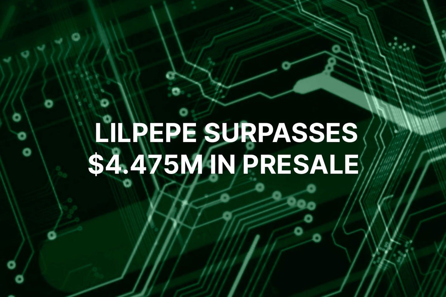 Little Pepe meme coin with Layer-2 utility surpasses $4.475M in stage 4 presale