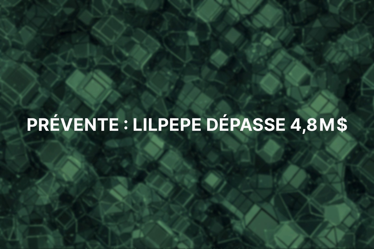 La prévente du memecoin Little Pepe (LILPEPE) dépasse les 4,8 millions $