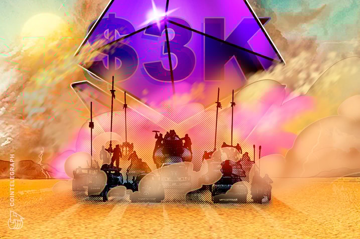 ETH recuperó los USD 3.000, un nivel alcanzado por primera vez desde el cierre del 31 de enero