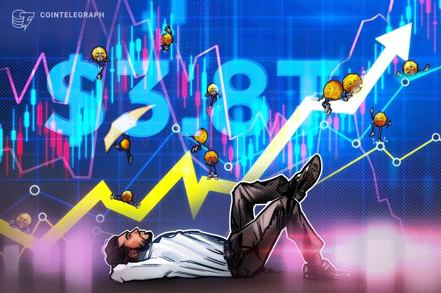 Krypto-Marktkapitalisierung erreicht Allzeithoch mit 3,8 Bio. US-Dollar