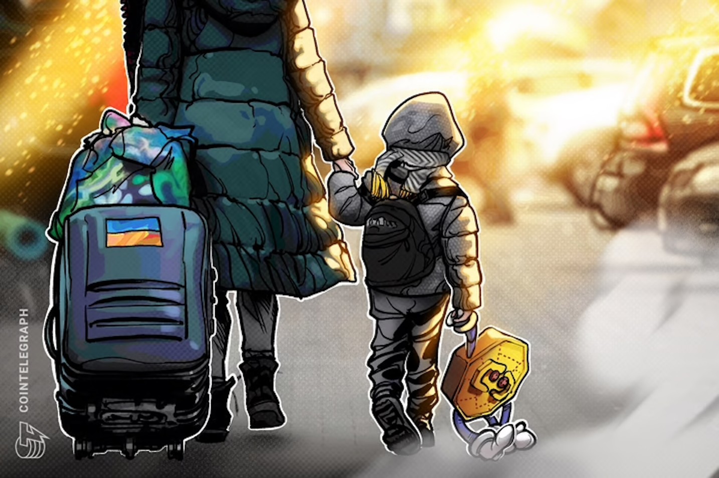 Moeda soberana: Bitcoin ajudou mais de 300 mil refugiados a escapar de situações de risco, revela estudo