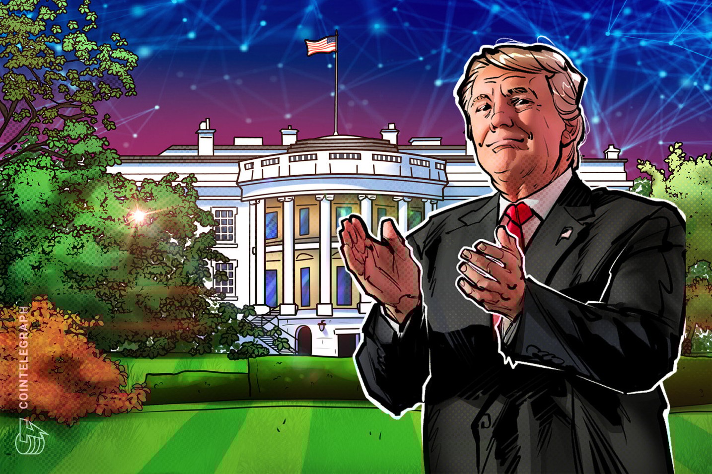Memecoiners erect a 12-foot golden Trump Bitcoin statue near US Capitol