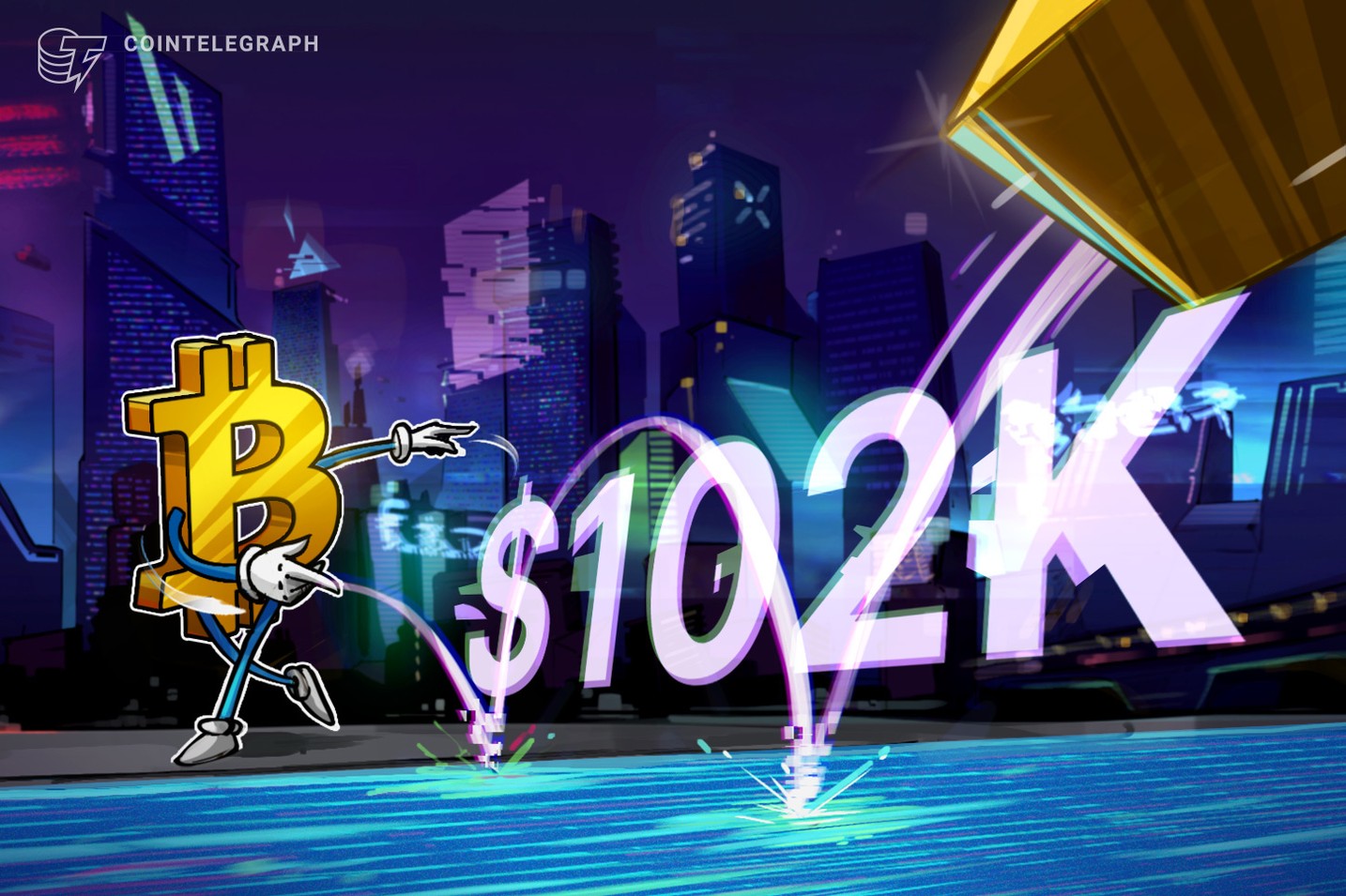 Bitcoin traders fear $102K BTC price dive next as gold sets new highs