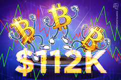Bitcoin se dispara a un nuevo máximo histórico por encima de 112.000 dólares