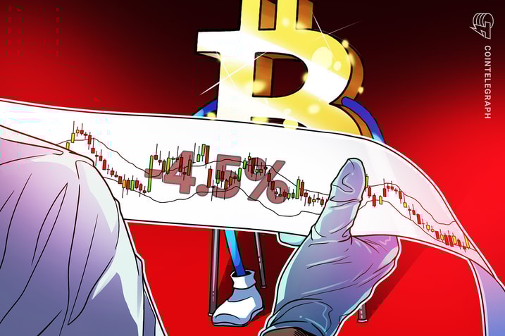BTC price dips 4.5% as US gov't Bitcoin move raises new sell-off fears