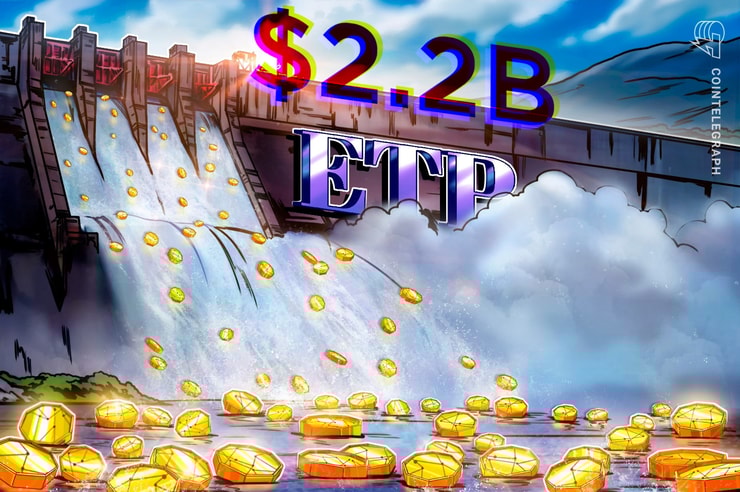 Crypto ETPs gather steam with $2.2B inflows, Bitcoin dominates gains