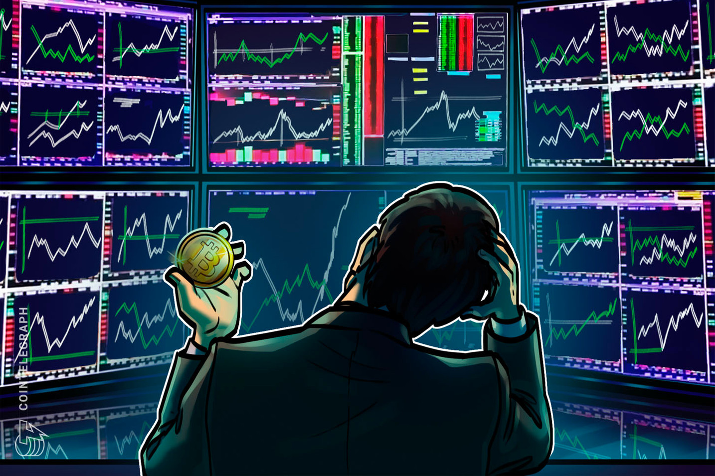 3万8000ドル周辺のビットコイン価格、3つの指標からみる市場心理