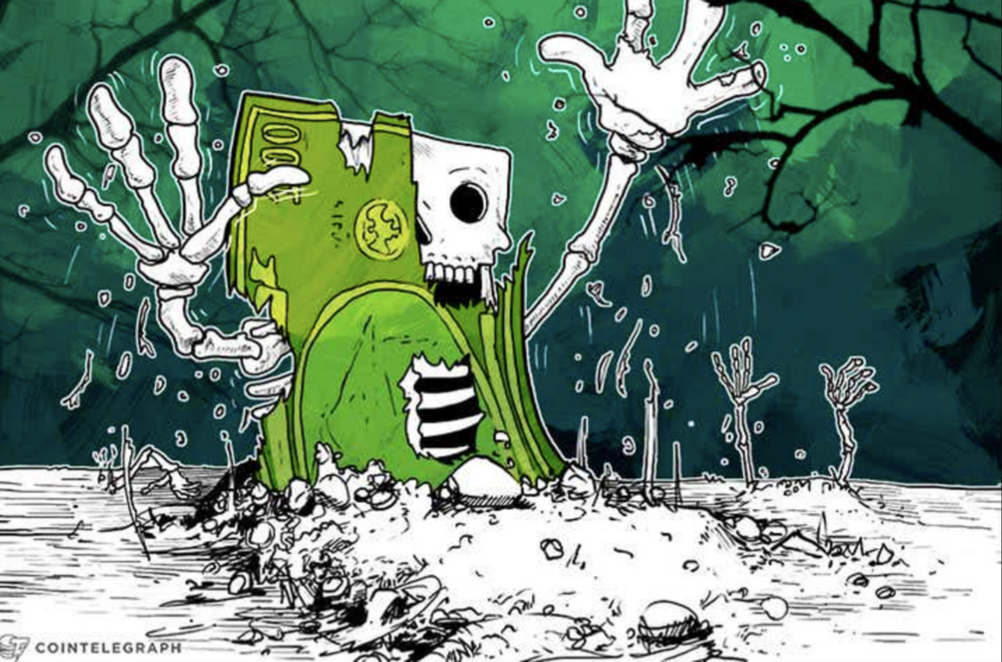 O dinheiro físico vai acabar e as criptomoedas vão morrer com ele, diz economista