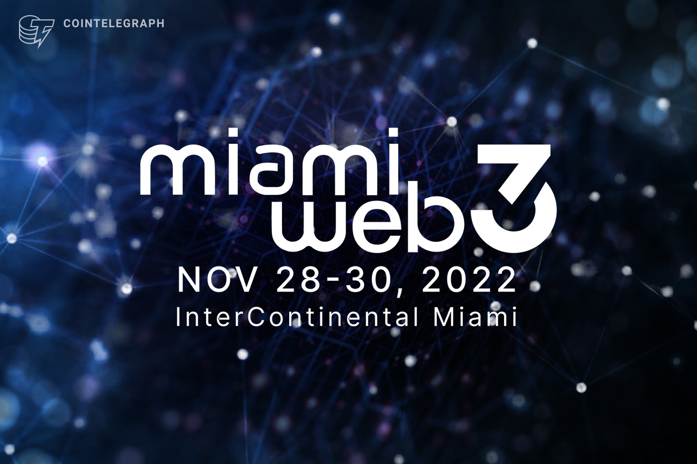 MiamiWeb3 announces media partners and sponsors, including Cointelegraph and Coinlive