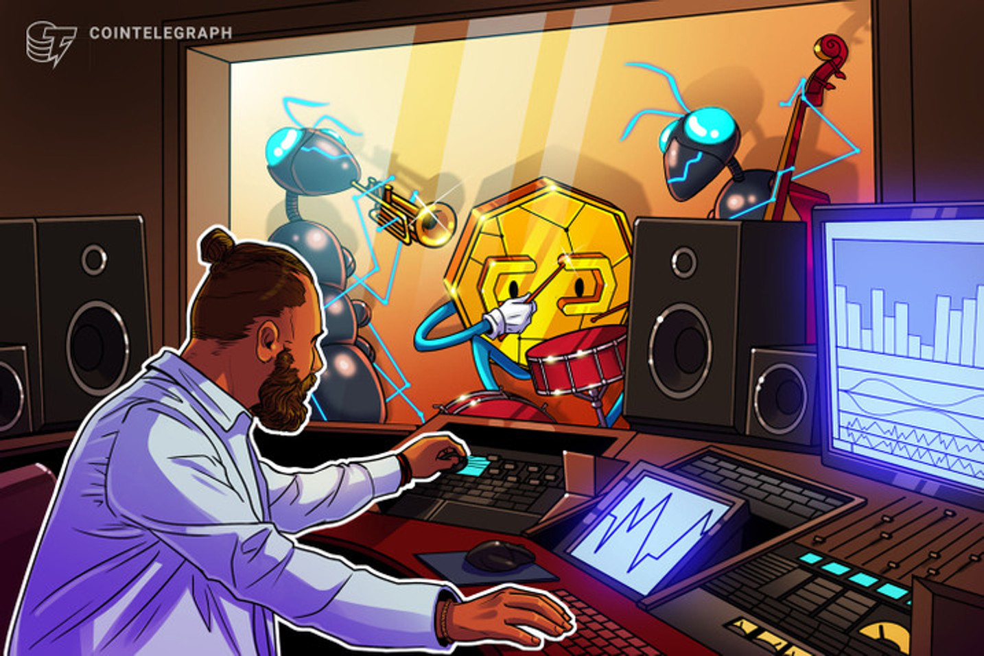 AUDIO, moeda de plataforma de streaming da Binance, cresce 1.400% desde janeiro e segue renovando recordes