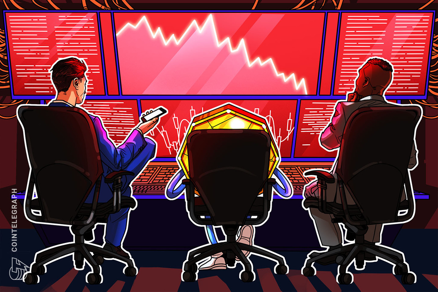 Mercado de ações e o Bitcoin em compasso de espera diante de semana de crise