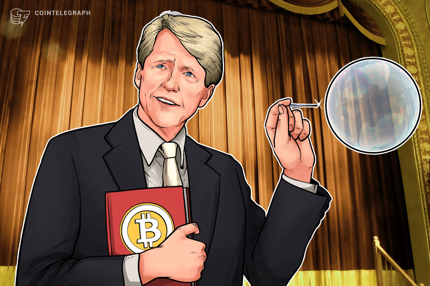 Economista ganhador do Nobel, Shiller, disse que a"bolha" do Bitcoin pode ficar por aí por bastante tempo
