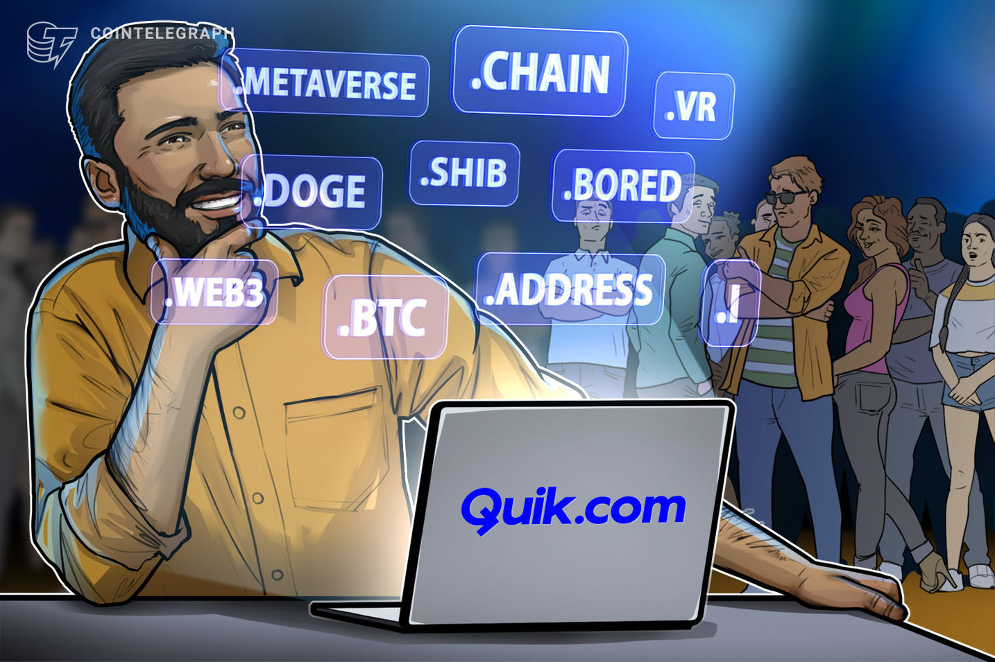 Un marketplace di domini NFT consente il minting di indirizzi .metaverse, .VR e .chain