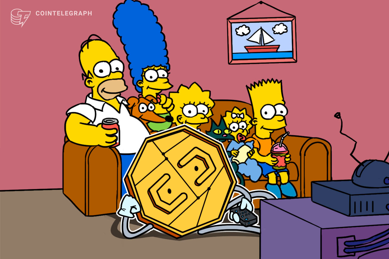 Crypto Appears on Simpsons Where Jim Parsons Explains It's 'Cash of the Future'