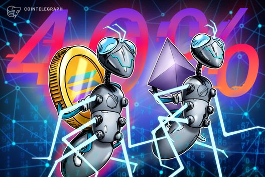 Solana bricht im direkten Vergleich zu Ethereum um 40 Prozent ein