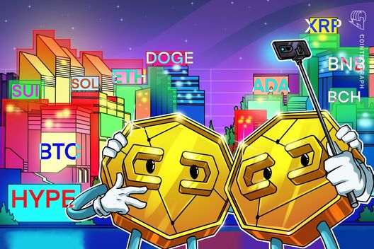 การคาดการณ์ราคา 18 มิถุนายน: BTC, ETH, XRP, BNB, SOL, DOGE, ADA, HYPE, SUI, BCH