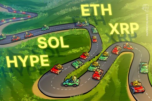 Traders watch XRP, ETH, SOL and HYPE now that Bitcoin trades below 0K