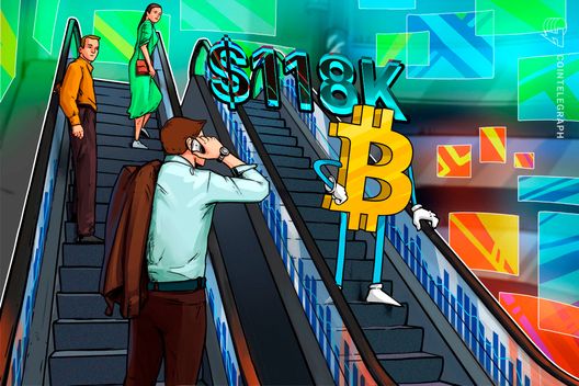 Bitcoin slides below $117.5K amid warnings further BTC price drops next