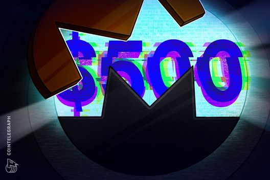 La XMR de Monero golpea $500 por primera vez desde 2021 como rival Zcash fumbles - BitRSS | Related Crypto Article