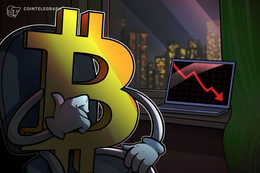 ビットコイン価格下落