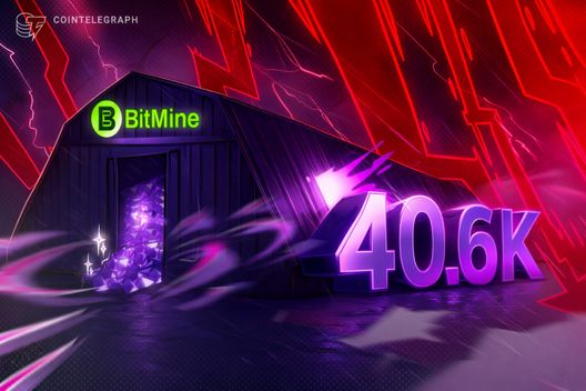 BitMine buys 40,613 ETH during sell-off as Ether strategy faces deep drawdown