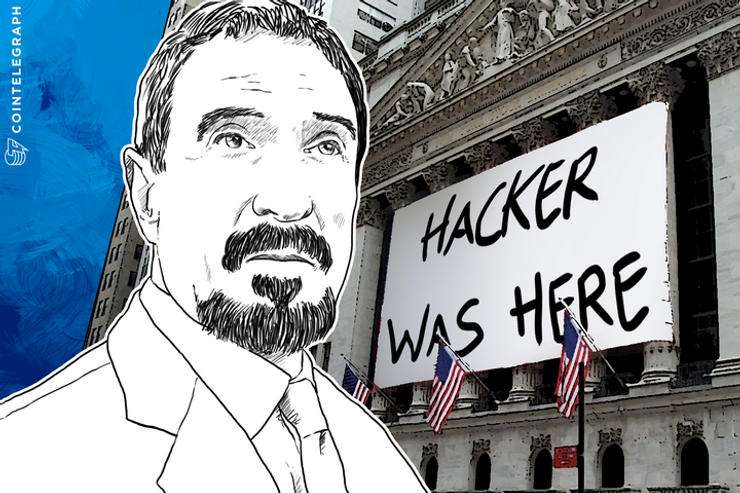 McAfee Says NYSE Outage May Have Been a Cyber Attack; Anonymous Brags