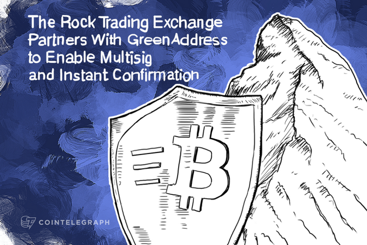 The Rock Trading Exchange Partners With GreenAddress to Enable Multisig and Instant Confirmation